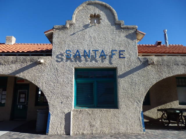 Foto: estación terminal del Rail Runner - Santa Fe (New Mexico), Estados Unidos