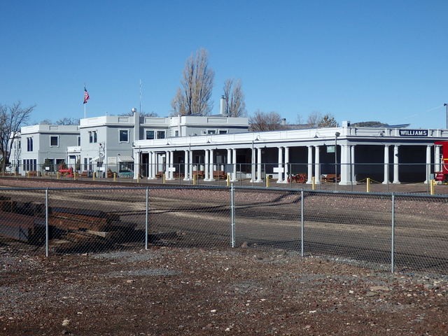 Foto: estación del tren turístico Grand Canyon Railway - Williams (Arizona), Estados Unidos