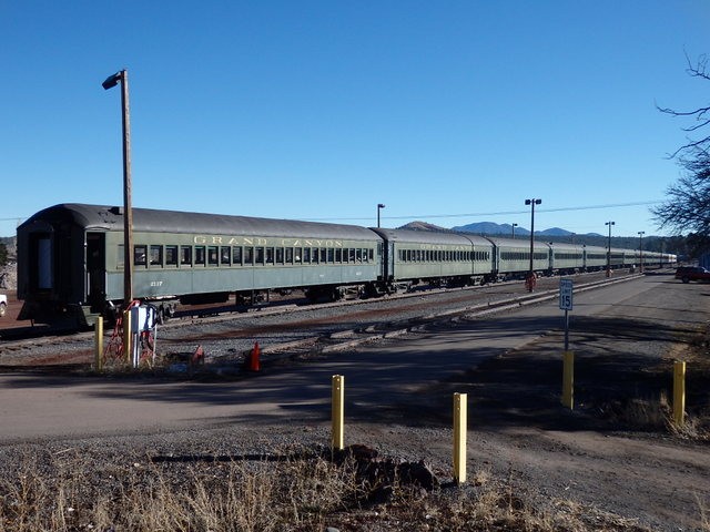 Foto: antiguo tren turístico Grand Canyon Railway - Williams (Arizona), Estados Unidos