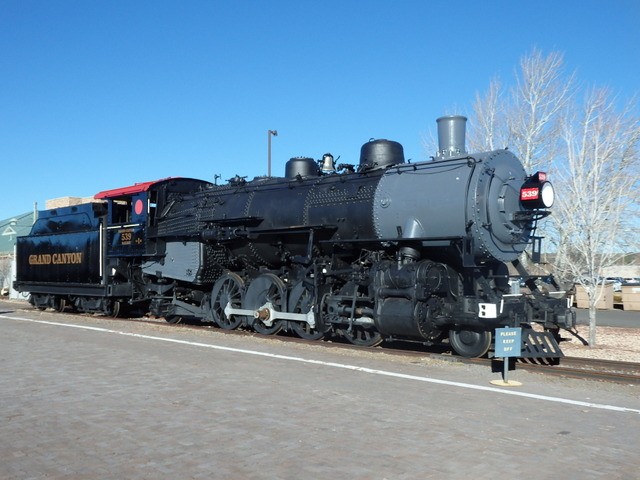 Foto: estación del tren turístico Grand Canyon Railway - Williams (Arizona), Estados Unidos