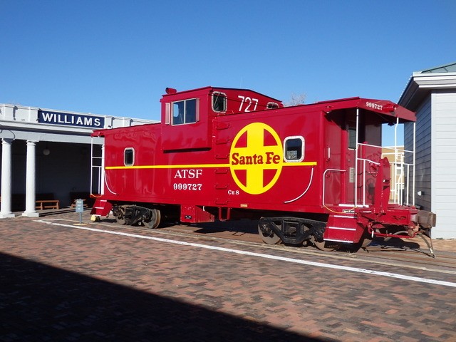 Foto: estación del tren turístico Grand Canyon Railway - Williams (Arizona), Estados Unidos