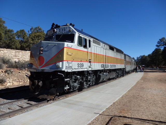 Foto: tren turístico Grand Canyon Railway - Grand Canyon Village (Arizona), Estados Unidos