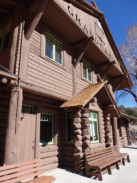 Foto: estación del tren turístico Grand Canyon Railway - Grand Canyon Village (Arizona), Estados Unidos