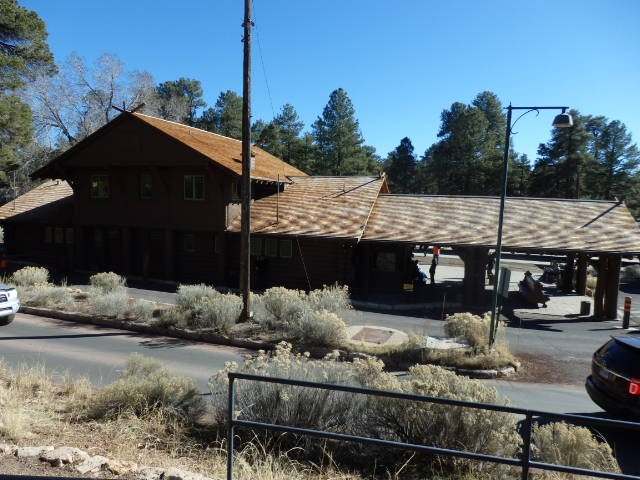Foto: estación del tren turístico Grand Canyon Railway - Grand Canyon Village (Arizona), Estados Unidos