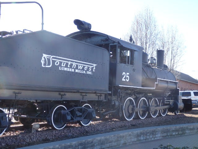 Foto: material rodante de empresa maderera - Flagstaff (Arizona), Estados Unidos
