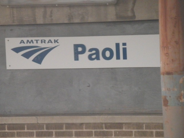 Foto: nomenclador de Amtrak - Paoli (Pennsylvania), Estados Unidos