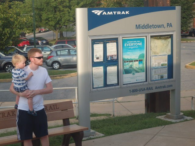 Foto: nomenclador de la estación Middletown - Middletown (Pennsylvania), Estados Unidos