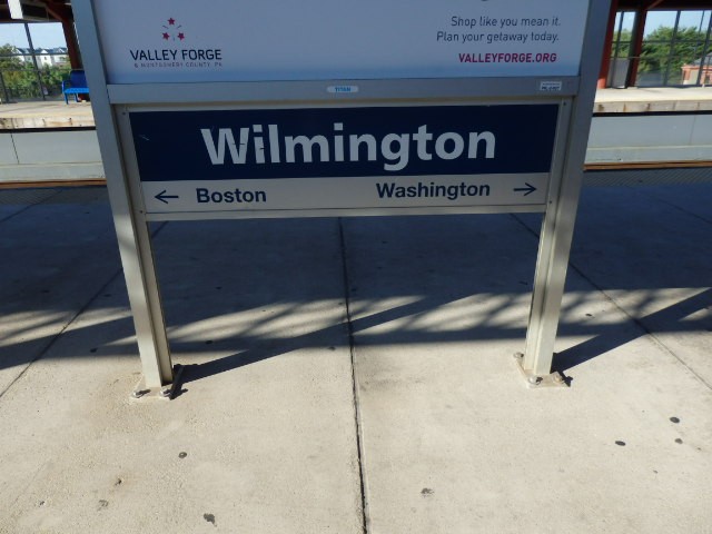 Foto: nomenclador de la estación - Wilmington (Delaware), Estados Unidos