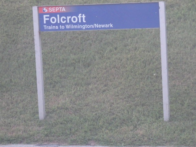 Foto: nomenclador de la estación - Folcroft (Pennsylvania), Estados Unidos