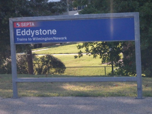 Foto: nomenclador de la estación - Eddystone (Pennsylvania), Estados Unidos