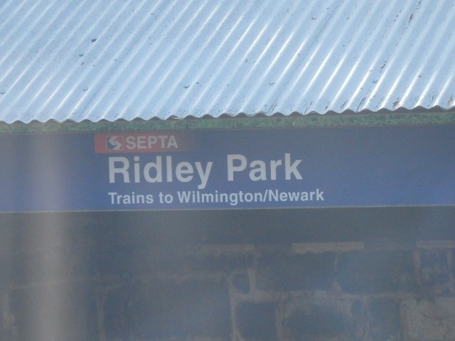 Foto: nomenclador de la estación - Ridley Park (Pennsylvania), Estados Unidos