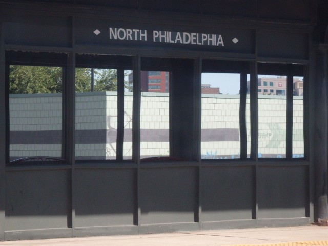 Foto: nomenclador de la estación North Philadelphia - Philadelphia (Pennsylvania), Estados Unidos