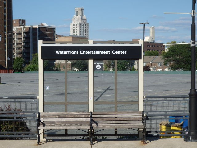 Foto: estación terminal de la River Line (NJ Transit) - Camden (New Jersey), Estados Unidos