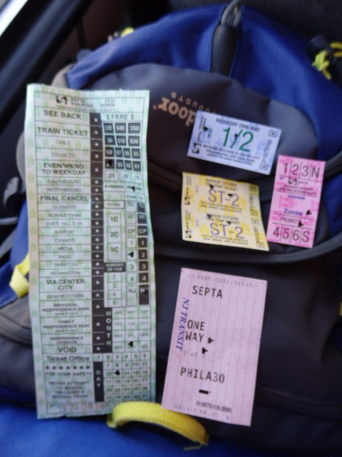 Foto: boletos de SEPTA - Trenton (New Jersey), Estados Unidos