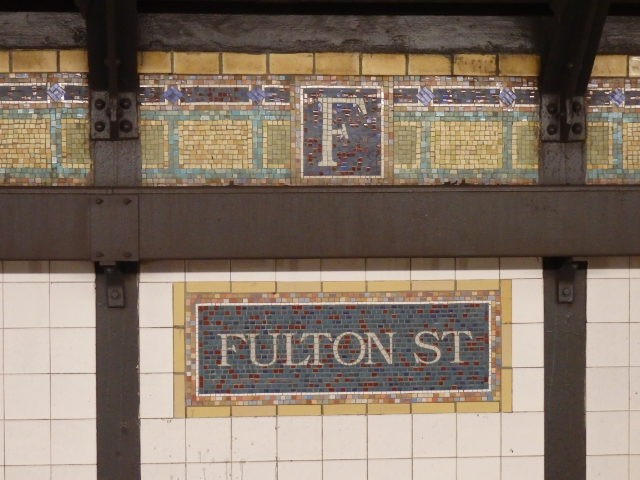 Foto: subte de Nueva York, estación de la calle Fulton - New York, Estados Unidos