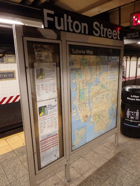 Foto: subte de Nueva York, estación de la calle Fulton - New York, Estados Unidos