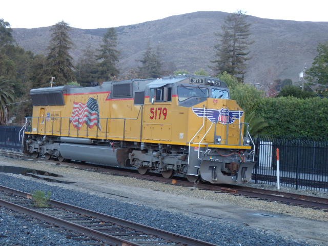 Foto: locomotora de Union Pacific - San Luis Obispo (California), Estados Unidos