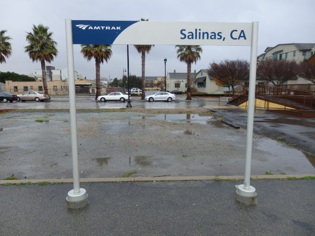 Foto: nomenclador de la estación - Salinas (California), Estados Unidos