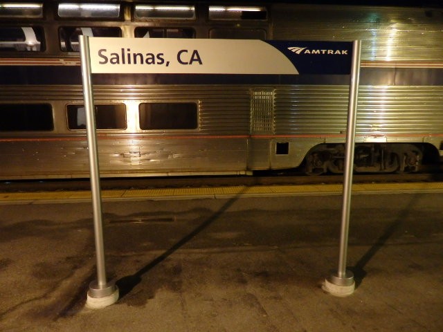 Foto: nomenclador de la estación - Salinas (California), Estados Unidos