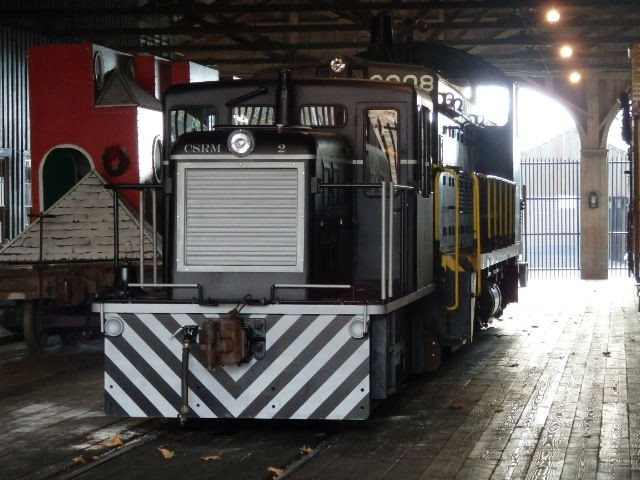 Foto: depósito de locomotoras del tren turístico - Sacramento (California), Estados Unidos