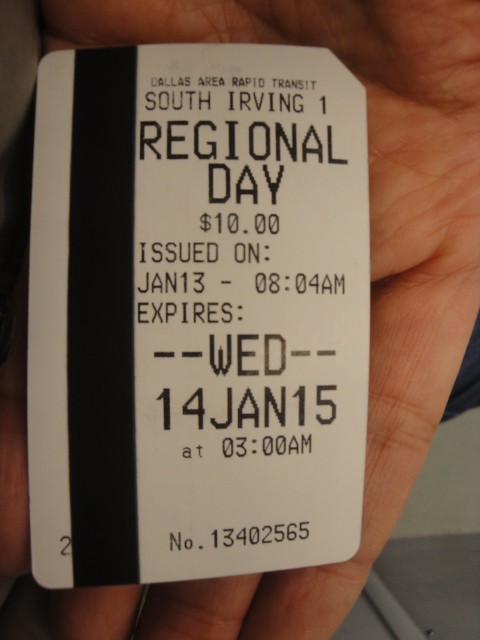 Foto: pase diario regional - Irving (Texas), Estados Unidos