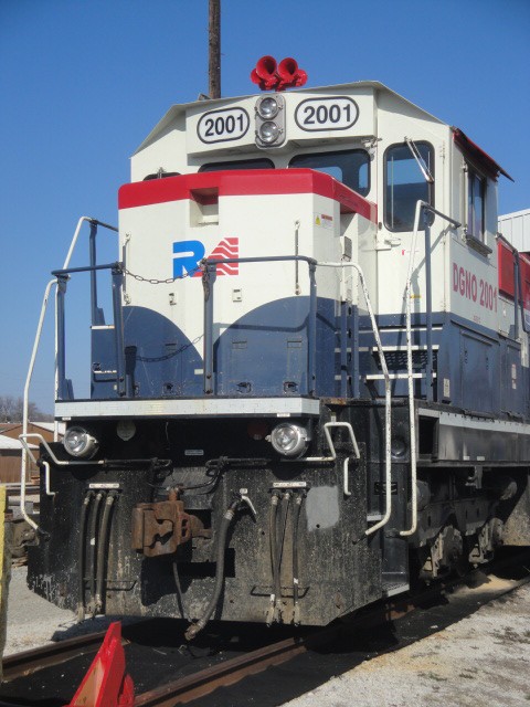 Foto: locomotora del Dallas, Garland & Northeastern Railroad - Carrollton (Texas), Estados Unidos