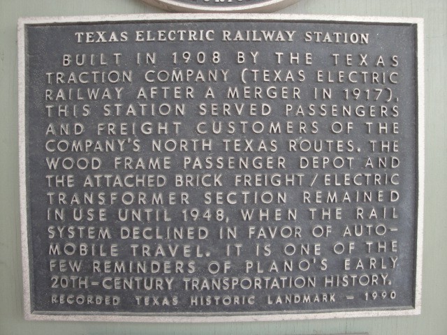 Foto: ex estación Plano de los tranvías eléctricos - Plano (Texas), Estados Unidos