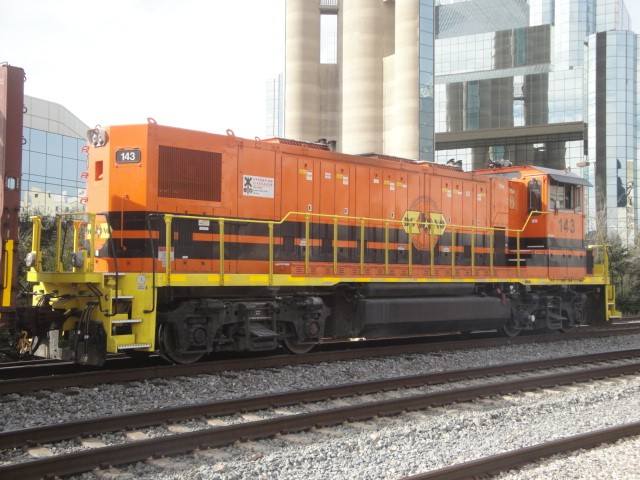 Foto: locomotora del FC DG&NO en Union Station - Dallas (Texas), Estados Unidos
