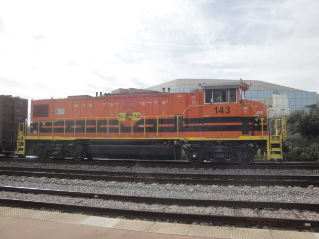 Foto: locomotora del FC DG&NO en Union Station - Dallas (Texas), Estados Unidos