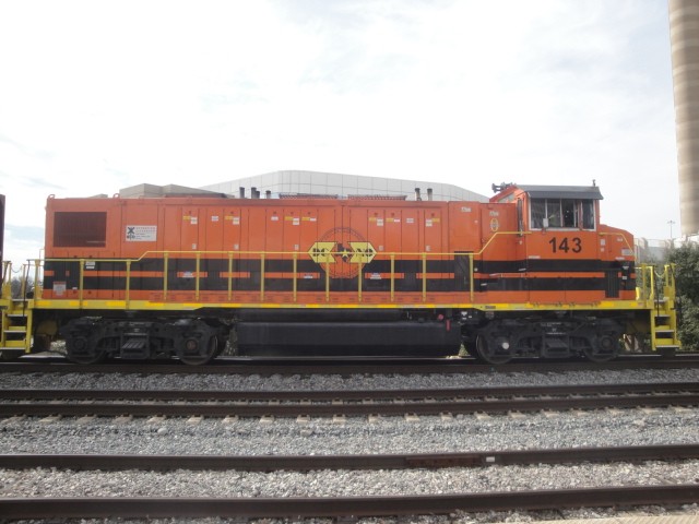 Foto: locomotora del FC DG&NO en Union Station - Dallas (Texas), Estados Unidos