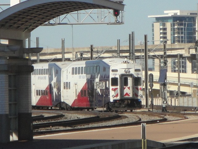 Foto: tren TRE en la Union Station - Dallas (Texas), Estados Unidos