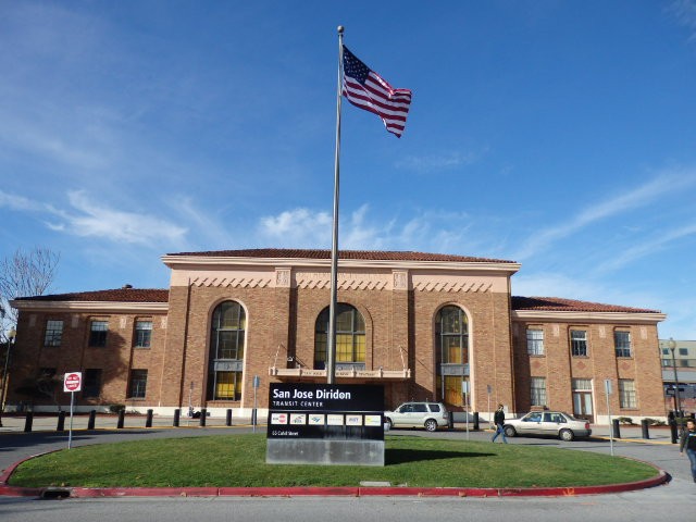 Foto: estación de Caltrain y Amtrak - San José (California), Estados Unidos