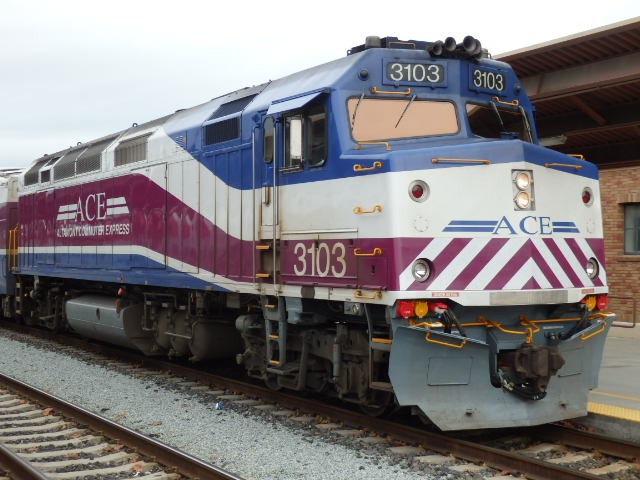 Foto: tren ACE (Altamont Commuter Express) - San José (California), Estados Unidos