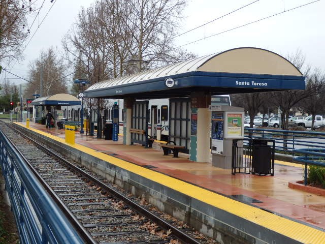 Foto: estación Santa Teresa del metrotranvía - San José (California), Estados Unidos