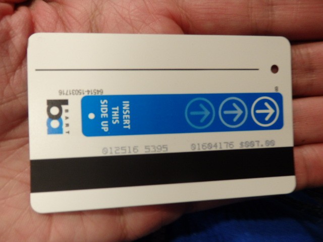 Foto: boleto del BART - San Francisco (California), Estados Unidos