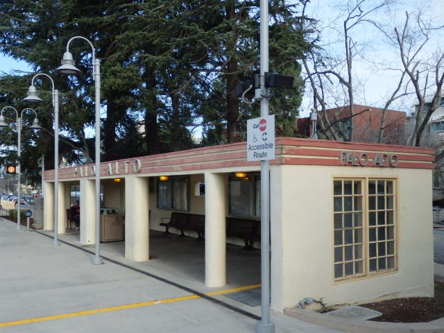 Foto: estación de Caltrain - Palo Alto (California), Estados Unidos