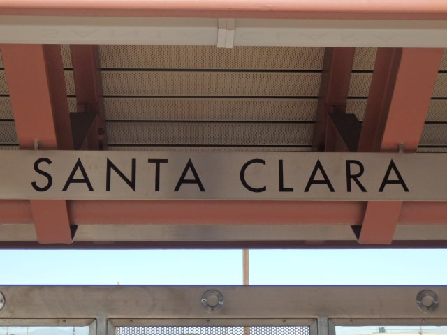 Foto: estación de Caltrain - Santa Clara (California), Estados Unidos