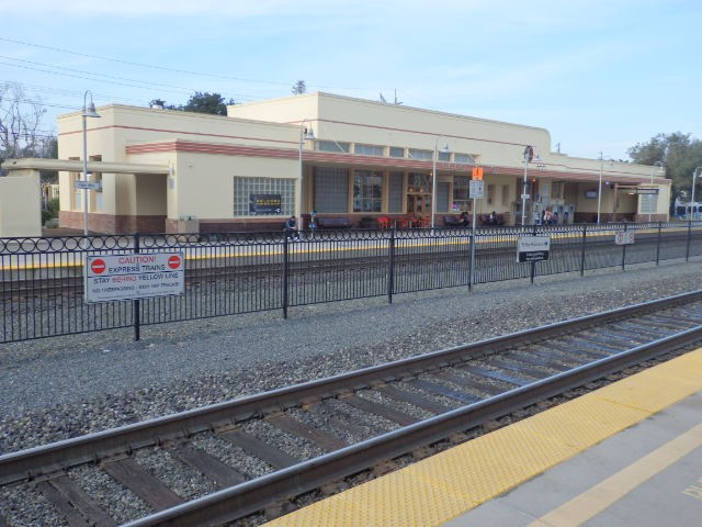 Foto: estación de Caltrain - Palo Alto (California), Estados Unidos