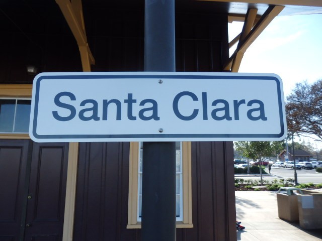 Foto: estación de Caltrain - Santa Clara (California), Estados Unidos