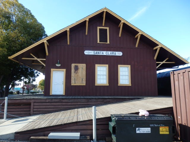 Foto: ex estación del FC San Francisco & San Jose - Santa Clara (California), Estados Unidos