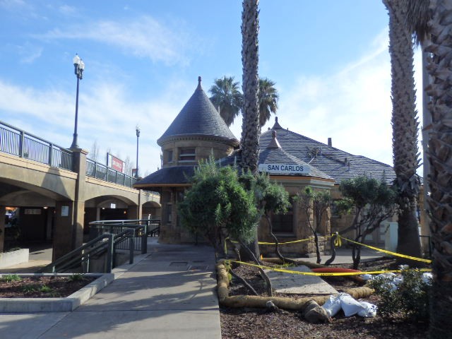 Foto: ex estación, actual restaurante - San Carlos (California), Estados Unidos