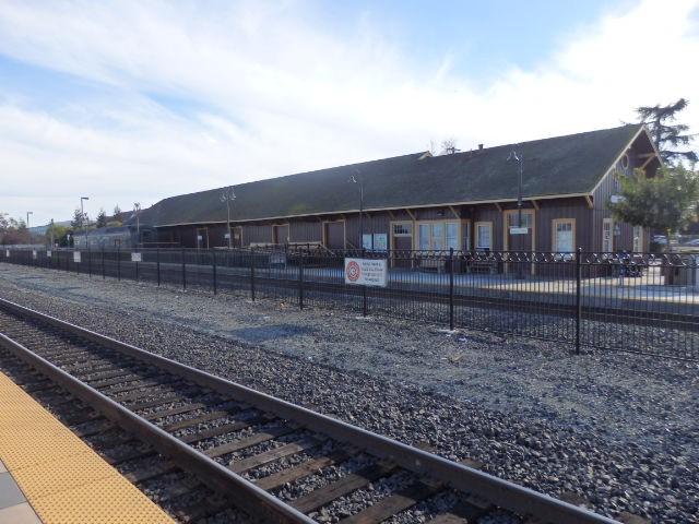 Foto: ex estación del FC San Francisco & San Jose - Santa Clara (California), Estados Unidos