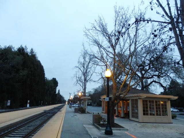 Foto: estación de Caltrain - Atherton (California), Estados Unidos