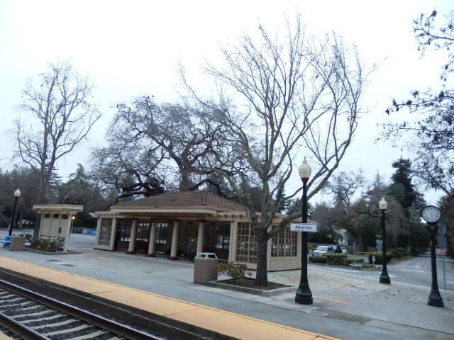 Foto: estación de Caltrain - Atherton (California), Estados Unidos