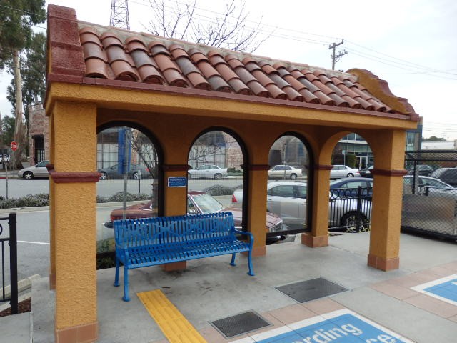 Foto: estación de Caltrain - Burlingame (California), Estados Unidos