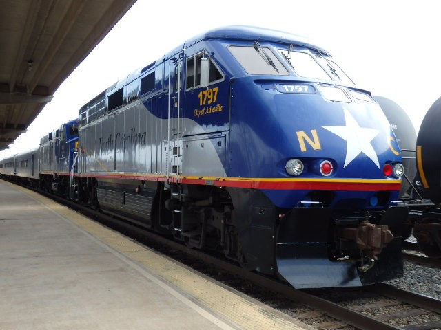 Foto: estación de Amtrak y NCRR - Charlotte (North Carolina), Estados Unidos