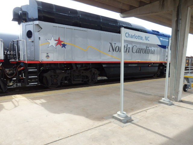 Foto: estación de Amtrak y NCRR - Charlotte (North Carolina), Estados Unidos