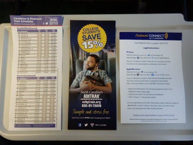 Foto: tren Piedmont del North Carolina Railroad - Raleigh (North Carolina), Estados Unidos