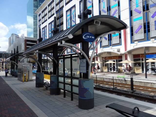 Foto: estación Seventh Street de la Lynx Blue Line - Charlotte (North Carolina), Estados Unidos