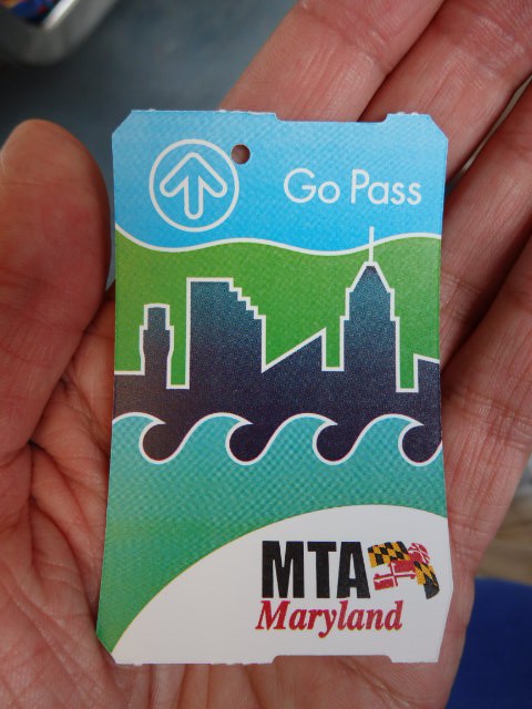 Foto: pase diario del Light Raillink - Baltimore (Maryland), Estados Unidos